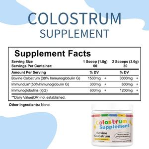 ผลิตภัณฑ์เสริมอาหารธรรมชาติดั้งเดิมของแม่มิวเนสโคลอสทรัมแบบผง - Product Image 3