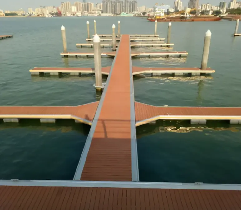 China Professional Marina Dock Supplier Crafted Floating Jetty Aluminium Finger Dock Bridge