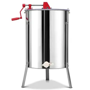 2/3/4 Frames Manual Honey Extractor Beekeeping Honey Processing Tool/Heavy Duty Stainless Steel Honey Centrifuge Machine