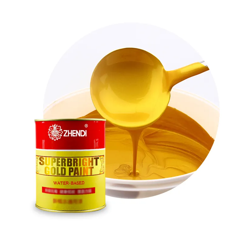 Wholesale manufacturers directly sell hot gold paint for indoor and outdoor decoration and beautification