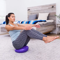 Estabilidad del núcleo Fortalecimiento Wobble Cojín Fisioterapia Ejercicio Silla de oficina Yoga Balance Disc