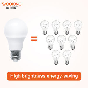 Woojongエコフレンドリー耐久性A19 LEDバルブ5W/9W/12W/15W 3000K/4000K/6500K AC120V CRI80 E26/B22耐衝撃エネルギースター - Product Image 4