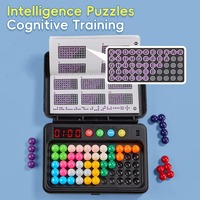 Juego de Rompecabezas de Cuentas Mágicas 3D YT 500 Niveles IQ con Temporizador, Juegos Educativos Interactivos para el Desarrollo del Pensamiento Lógico