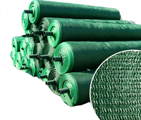 Groene HDPE schaduwnet 35%-95% schaduwpercentage 5x50m UV-gestabiliseerd voor boerderij, tuin, planten, landbouw, zonwering