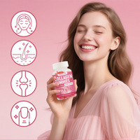 Vente en gros de gommes à la vitamine et au collagène, qualité beauté de la peau
