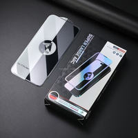 Pelindung Layar Kaca Tempered Transparan 0.5 mm 9H 3D Tanpa Bingkai Ultra Besar dengan Potongan Berlian untuk 17 Pro Max