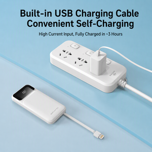 <span class=keywords><strong>Batterie</strong></span> externe 10000mAh, charge rapide 22.5W avec 4 câbles intégrés, chargeur portable de grande capacité, <span class=keywords><strong>batterie</strong></span> externe universelle - Product Image 2