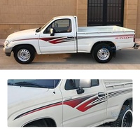 Autocollants à rayures latérales en vinyle KULITE pour autocollants graphiques Toyota Hilux