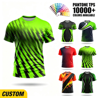 T-shirt à manches courtes pour homme personnalisé OEM ODM avec impression par sublimation et impression 3D sur toute la surface pour la course à pied