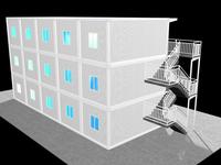 Nouveau design 40FT High Cube Steel Container House pour Office Villa & Hotel Use-Structure préfabriquée moderne