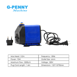 ชุดแกนหมุนระบายความร้อนด้วยน้ำ G-penny 3.2KW ER20 <span class=keywords><strong>D100</strong></span> 220v/380v แบบหัวกระสุน กันน้ำ พร้อมอินเวอร์เตอร์ Fuling, ขายึด, และปั๊มน้ำ - Product Image 5