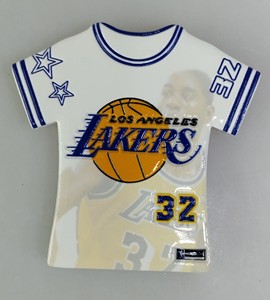 Magnete per Frigorifero in Ceramica Ecologico e Durevole, Souvenir Sportivo 3D Personalizzato NBA, Regalo per Magic <span class=keywords><strong>Johnson</strong></span> - Product Image 1