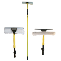 Nettoyeur de vitres télescopique super long et raclette 350cm