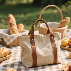 Оптовая продажа, индивидуальные Экологически чистые простые джутовые сумки из натурального переработанного материала для ручной росписи и использования в подарках - Product Image 3