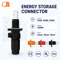 Connecteur de borne de batterie haute tension 1500V, connecteur de stockage d'énergie 150A - 250A, borne droite pour système d'énergie solaire