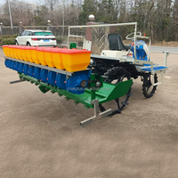Semoir de précision multifonctionnel à 10 rangs pour riz avec espacement et profondeur de semis réglables