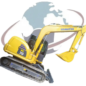 Excavatrice Komatsu PC70-8 PC70 PC75 d'occasion à faible nombre d'heures, excavatrice sur chenilles de 7 tonnes, PC78 PC56 CAT 307.5E ZX70 Mini excavatrices Komatsu - Product Image 1