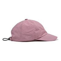 Casquette de sport personnalisée en nylon à séchage rapide, printemps-été, pour femme, souple, pour le camping en plein air, casquette de baseball à 6 panneaux, unisexe