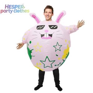 Disfraz Inflable de Conejo de Pascua Unisex Happy Sky para Adultos, Modelo Halloween-zm102, Diversión para Fiestas de Carnaval - Product Image 6