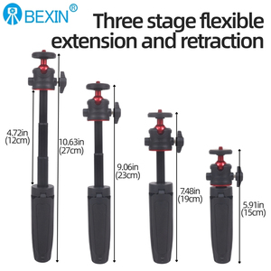 BEXIN <span class=keywords><strong>Tripod</strong></span> Desktop, dengan sudut pengambilan dapat diatur, <span class=keywords><strong>Tripod</strong></span> portabel Mini cocok untuk kamera dan pemotretan ponsel - Product Image 2