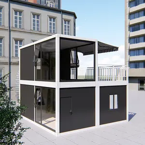 Prefabricated House Modular Home 20ft Container House Tiny House Container For A Hotel Resort Flat Pack Prefab Container Home