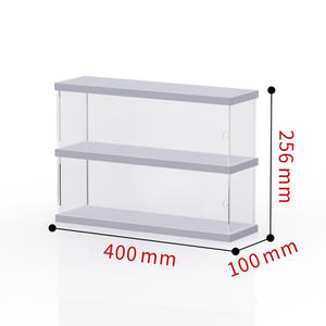 Boîte de présentation en acrylique HD anti-poussière de type debout pour figurines et blocs de construction, armoire de <span class=keywords><strong>rangement</strong></span> moderne à quatre étages - Product Image 6