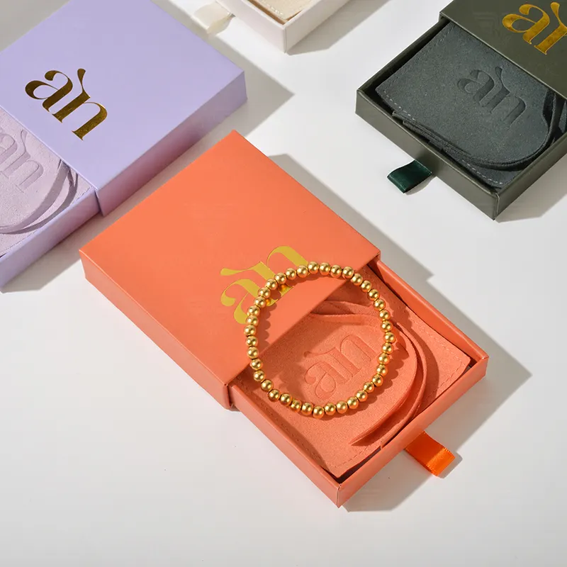 Lionwrapack OEM boîte-cadeau de collier de bijoux boîtes de bijoux de marque de luxe en papier magnétique avec logo personnalisé emballage
