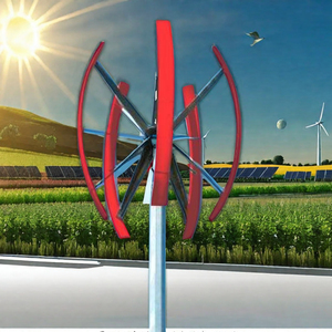 รับประกัน 10 ปี เครื่องกำเนิดไฟฟ้าพลังงานลมแนวตั้ง 1kw 2kw 3kw กำลังไฟ 5000W แรงดันไฟฟ้าขาออก 220V สำหรับเรือเดินทะเลหรือใช้ในบ้าน ARC-5KW รับประกัน 10 ปี - Product Image 2