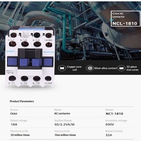 Contacteur AC Chint NC1-0910 1210 1810 2510 5011 9511 220V/380V Autre Phase