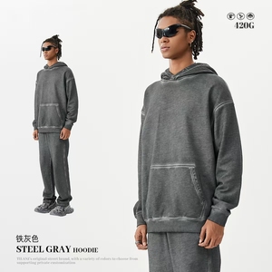 <span class=keywords><strong>Felpa</strong></span> con cappuccio da <span class=keywords><strong>uomo</strong></span> più venduta taglia oversize personalizzata adatta per gli uomini da indossare-realizzata in tessuto spesso spazzolato francese - Product Image 4