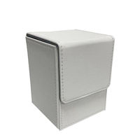 Boîte de collecte aimant rabat stockage extérieur commerce Yugioh Tarot support de jeu Sidewinder Flip PU cuir Deck cartes