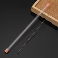 Aiguille à perler de type tube à essai de 17 cm, outils de gravure, outil spécialisé à ouverture latérale, pour bijoux faits main, projets de bricolage, modélisme