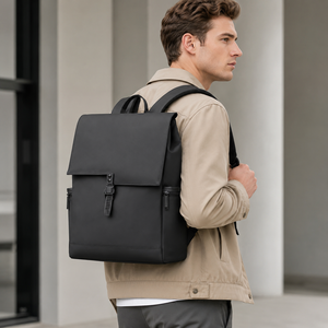 Sacs <span class=keywords><strong>à</strong></span> <span class=keywords><strong>dos</strong></span> pour ordinateur portable personnalisés avec logo, imperméables, <span class=keywords><strong>à</strong></span> rabat, en nylon fin, 15,6 pouces, pour hommes et femmes, loisirs, bureau, compatibles Ryanair, multicolores - Product Image 2
