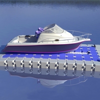 Vente chaude Pas Cher Prix Personnalisé Ponton Jetski Dock Flottant En Plastique Pour Bateaux