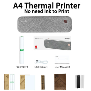 Hot Sales Portable Mini Thermal Printer A4 Paper Photo Printer From Mobile Phone Wireless Document Office <strong>A4Printer</strong> - Product Image 5