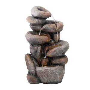 <span class=keywords><strong>Fontaine</strong></span> <span class=keywords><strong>Solaire</strong></span> LED Moderne <span class=keywords><strong>Japonaise</strong></span> en Fibre de Verre Faite à la Main, Décoration Extérieure pour Jardin, Étang, Laiton d'Eau en Forme de Lion Marin, Lumières de Noël - Product Image 4