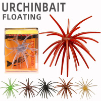 Leurre souple flottant en forme d'ormeau, design réaliste de ver noir, résistant aux morsures, appât artificiel pour rivière, lac, ruisseau, emballage en boîte