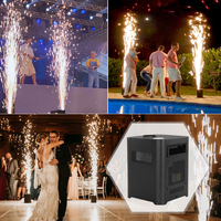 Mini machine à feux d'artifice à batterie de 350 W, vaporisateur de 3 mètres de cierges magiques froids pour mariage, club, DJ