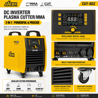 Authentique JUBA Nouveau CUT-80Z 380V Coupeur plasma à onduleur DC à cycle de service élevé/MMA avec compresseur d'air intégré