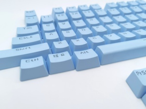 Tecsee <span class=keywords><strong>Keyboard</strong></span> profil ceri PBT hitam keycap 70key/152 tombol/104 keycap OEM profil Tecsee keycap - Product Image 2