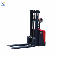Transpalette semi-automatique 500 kg, chariot élévateur portable électrique 1 tonne, transpalette auto-chargeur, empileur de palettes