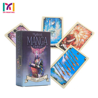 Grosir permainan kartu cetak khusus kartu tarot warna penuh dek