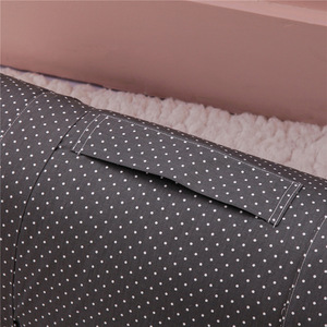 Tapis de sieste Portable pour enfants avec oreiller amovible et couverture polaire à pois - Product Image 3