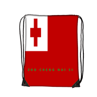Sac de sport à cordon Yap Flag en polyester léger, sac de sport portable pour le voyage, le camping et l'usage quotidien