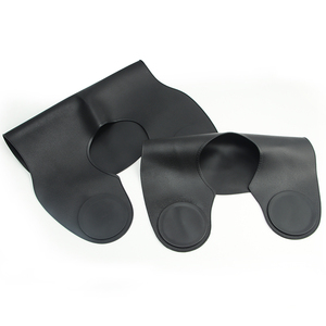 Estilista de peluquería, cuello de corte, protector de envoltura de cuello de silicona para corte de pelo, tinte para el cabello, diseño de cinta mágica, capa de corte de pelo de silicona - Product Image 5