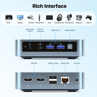 Precio bajo Intel Twin Lake N150 CPU DDR4 16GB SSD 512GB Mini PC N150 Wifi 5,0 BT4.2 Mini PC portátil para Windows 11/Linux