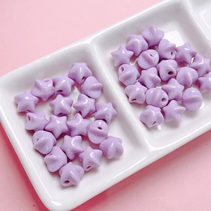 Accesorios para Teléfonos Móviles Hechos a Mano para Mujer, Marca <span class=keywords><strong>CIFU</strong></span>, Cuentas de Plástico Acrílico Lucite Multicolor de 13mm con Forma de Estrella, para DIY - Product Image 5
