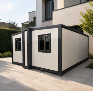 <span class=keywords><strong>Casa</strong></span> Moderna Espandibile e Pieghevole con Pannelli a Parete Luminosi e Finestre con Cornice Scura per Uso Residenziale e Progetti - Product Image 1
