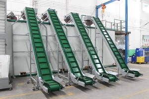 Odak makineleri yüksek kalite PVC bant eğimli konveyör fabrika fiyat üretim tesisi yeni durum için yanak konveyör - Product Image 3