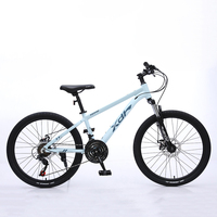 Vélo de montagne en alliage d'aluminium 24, 26, 27,5 pouces, best-seller d'usine OEM, pas cher, avec fourche antichoc à disque, VTT pour femmes et adultes
